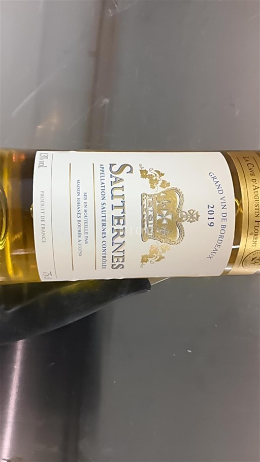 Bordeaux Sauternes Maison Johanès Boubée 2019
