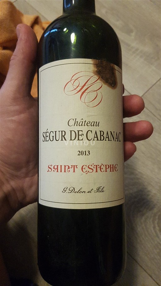 Bordeaux Saint-Estèphe Château Ségur de Cabanac 2013