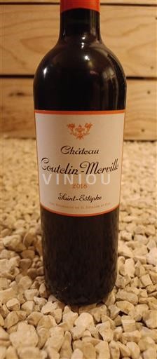 Burdeos Saint-Estèphe Cru Bourgeois Château Coutelin-Merville 2018