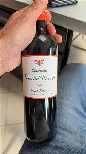 Bordeaux Saint-Estèphe Cru Bourgeois Château Coutelin-Merville 2018