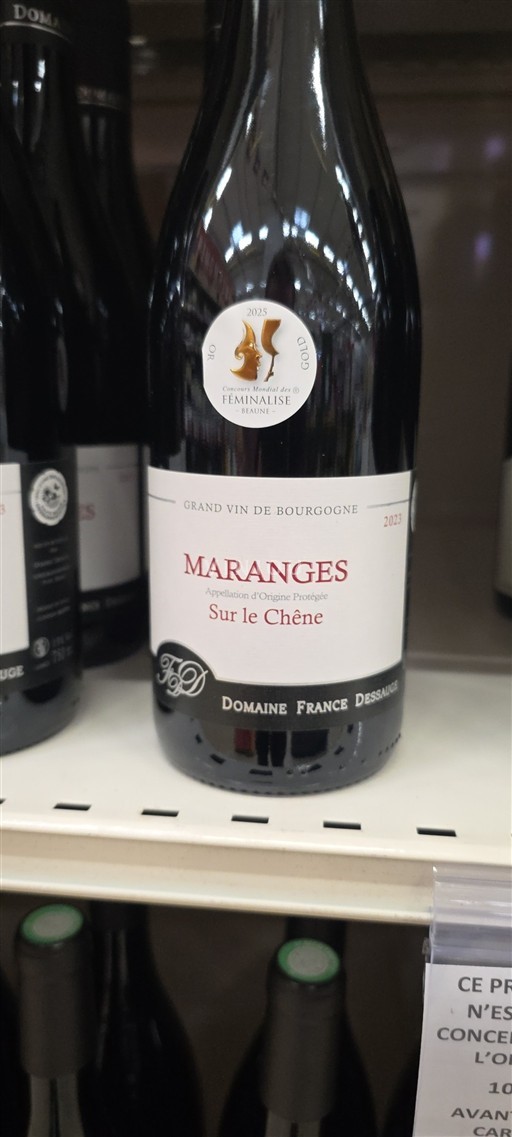 Borgoña Maranges Grand Cru Domaine France Desaugé Sur le Chêne 2023