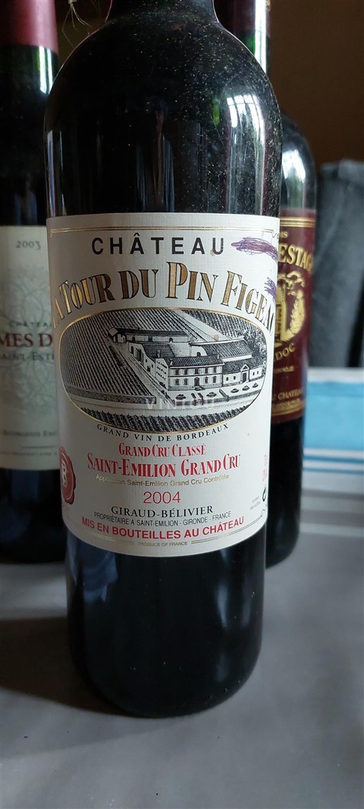Bordeaux Saint-Émilion Grand Cru Château La Tour du Pin Figeac 2004