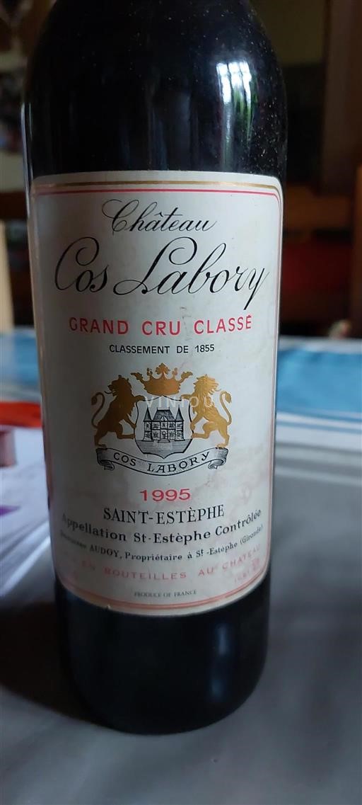 Bordeaux Saint-Estèphe Grand Cru Château Cos Labory 1995