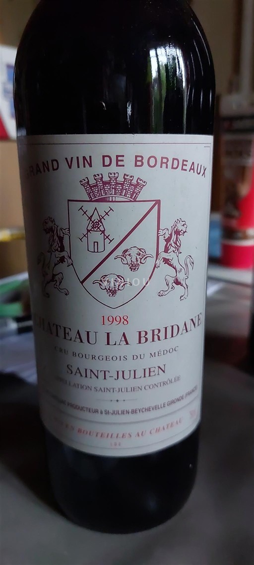Bordeaux Saint-Julien Château La Bridane 1998