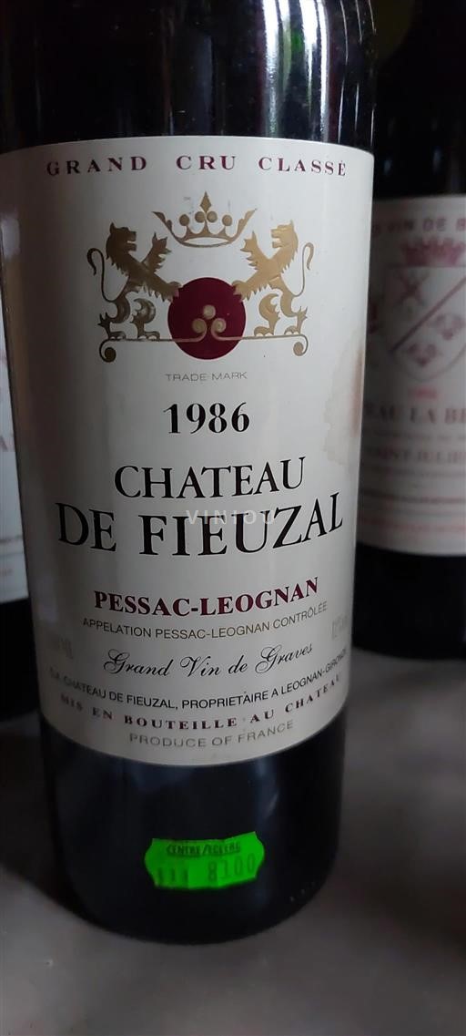 Bordeaux Pessac-Léognan Château Fieuzal 1986