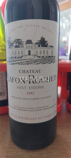 Bordeaux Saint-Estèphe Grand Cru Château Lafon-Rochet 1982
