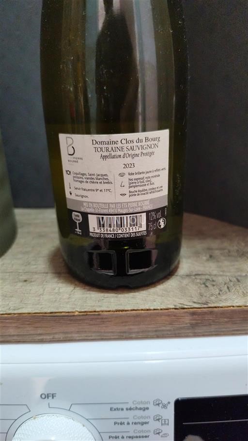 Thung lũng sông Loire Muscadet Sèvre et Maine Domaine Clos du Bourg 2023