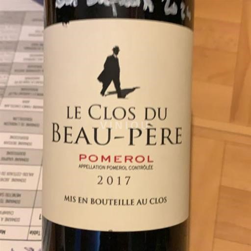 Burdeos Pomerol Le Clos du Beau-Père 2017