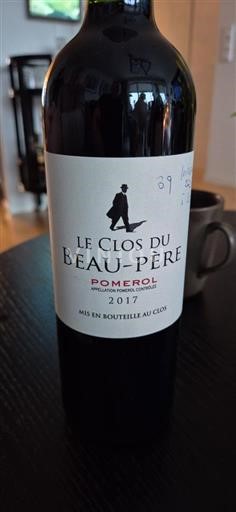 Bordeaux Pomerol Le Clos du Beau-Père 2017