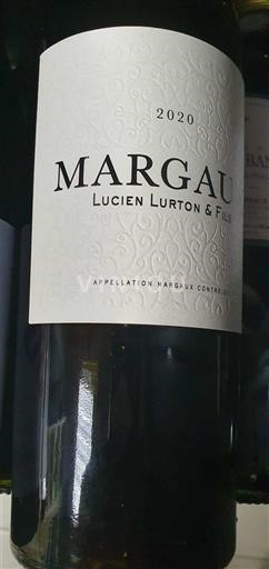 Bordeaux Margaux Lucien Lurton & Fils 2020