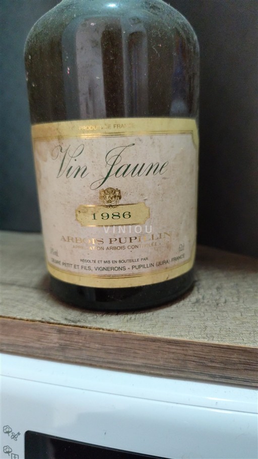 Jura Château-chalon Domaine Berthet-Bondet 1986