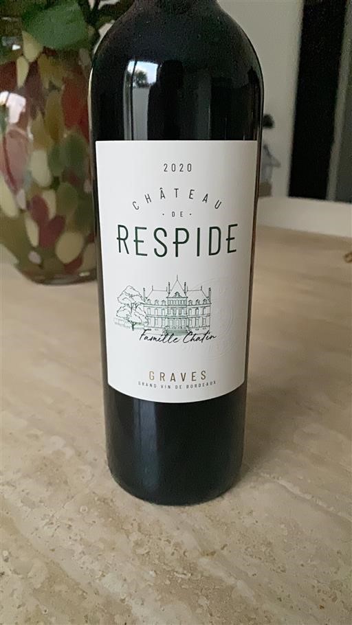 Bordeaux Graves Château Respide 2020