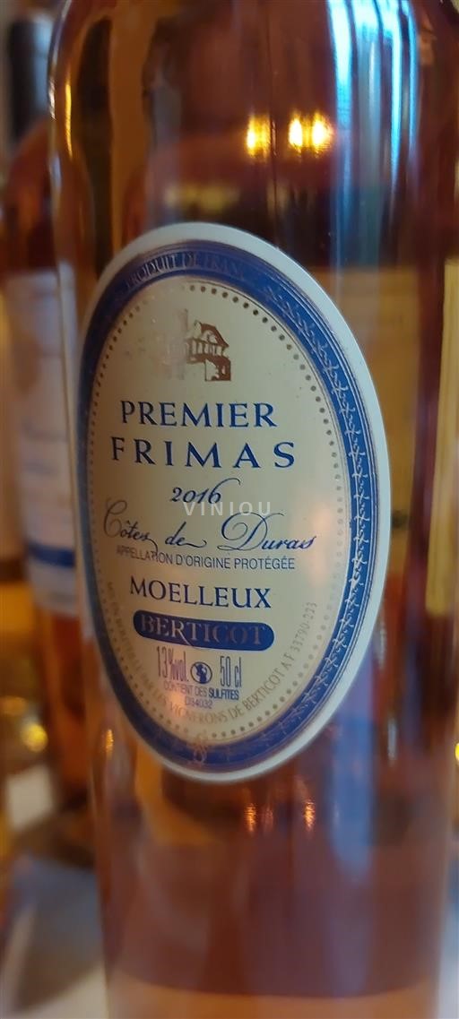 Zuidwest-Frankrijk Côtes-de-duras Berticot Premier Frimas 2016