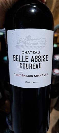 Bordeaux Saint-Émilion Grand Cru Château Belle Assise Coureau 2021