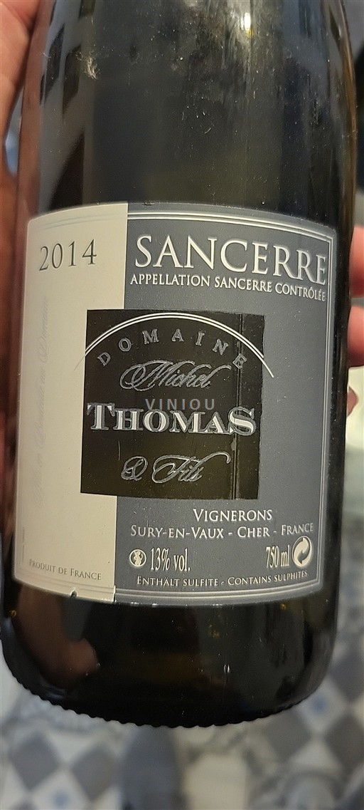 Valle della Loira Sancerre Domaine Michel Thomas 2014