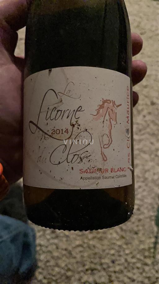 Loirevallei Saumur Les Clos Maurice La Licorne du Clos 2014