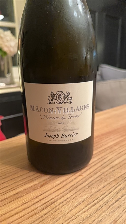 Burgundsko Mâcon a mâconské vesnice Joseph Burrier Mémoire du Terroir 2021