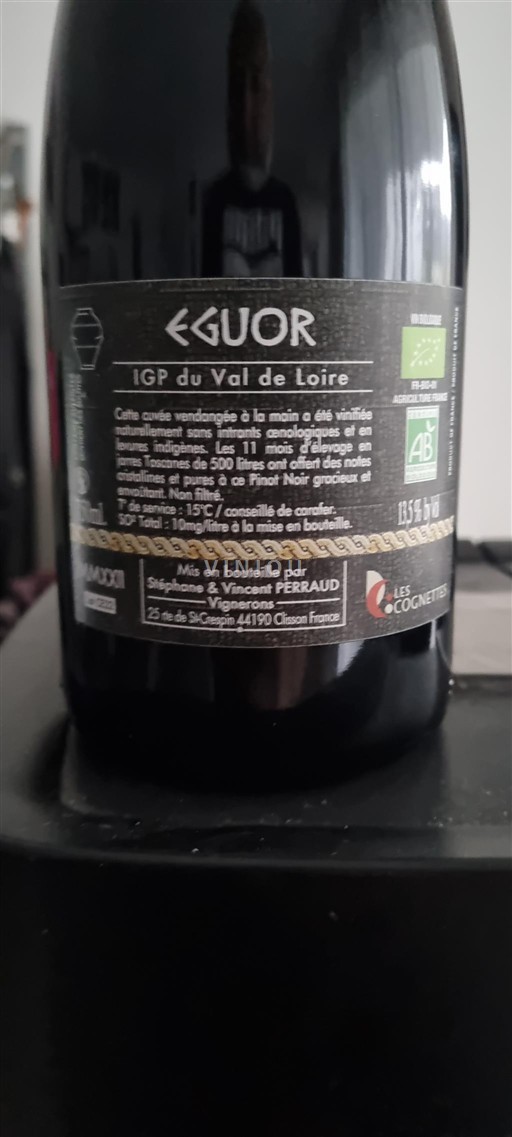 Dolina Loare Domaine Des Cognettes Éguor 2022