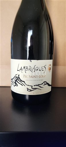 Langvedok Pic-saint-loup Lambrusques Neleten.