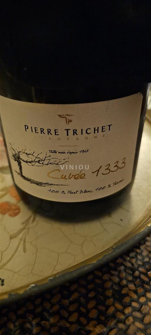 Champaña Champán Pierre Trichet 1333 Sin añada