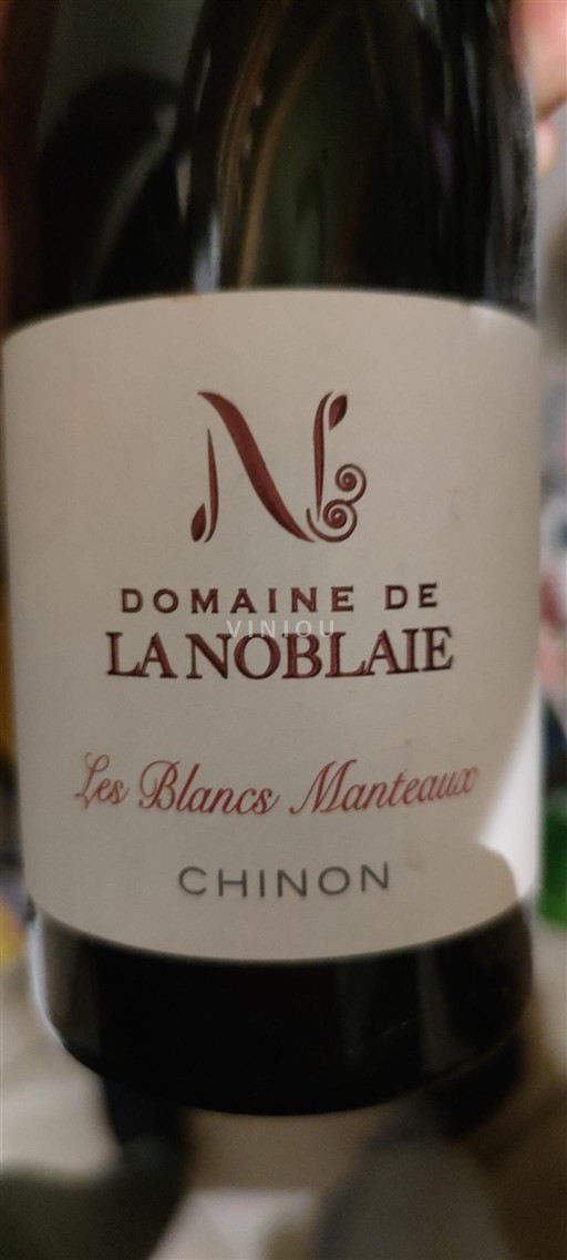 Loiredalen Chinon Domaine La Noblaie Les Blancs Manteaux 2019