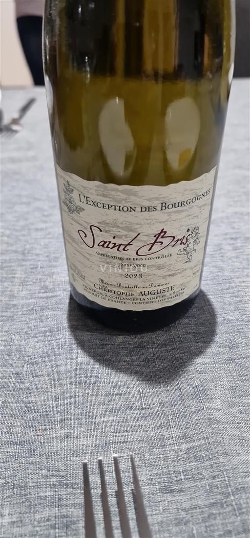 Burgundi Saint-Bris Christophe Augueste 2023