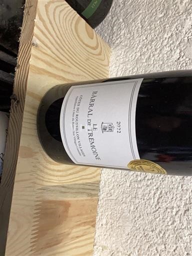 Rusijon Кот дю Русијон Вилаж Le Bàrral de Trémoine 2022