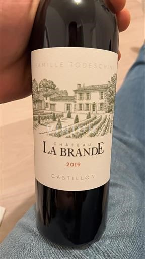 Bordeaux Castillon-côtes-de-bordeaux Château La Brande 2019