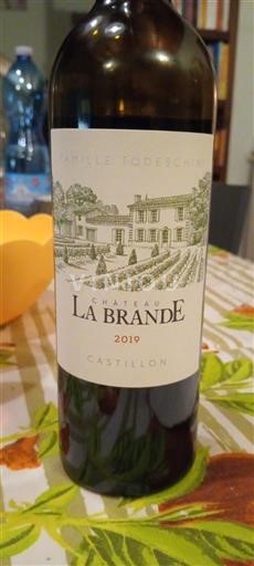 Bordo Кастијон Кот де Бордо Château La Brande 2019