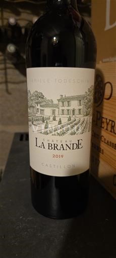 Bordo Кастијон Кот де Бордо Château La Brande 2019