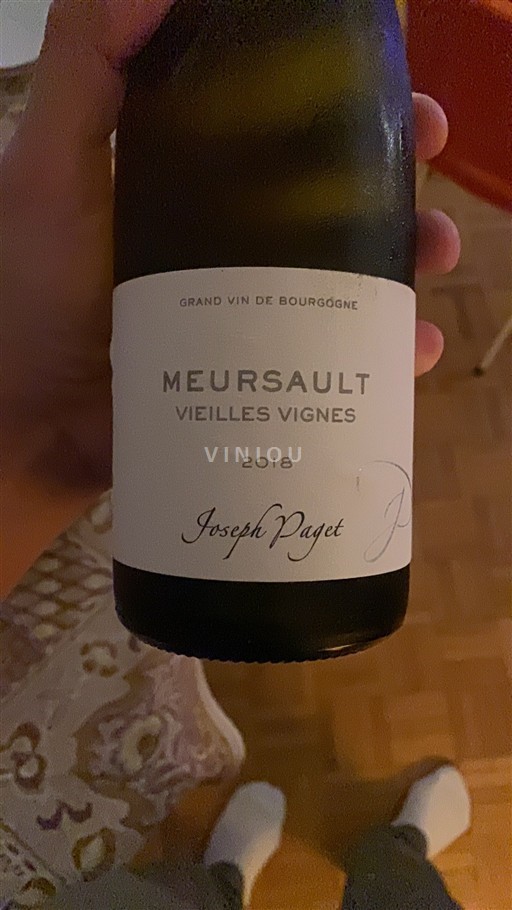 Burgundi Meursault Joseph Paget Vieilles Vignes 2018
