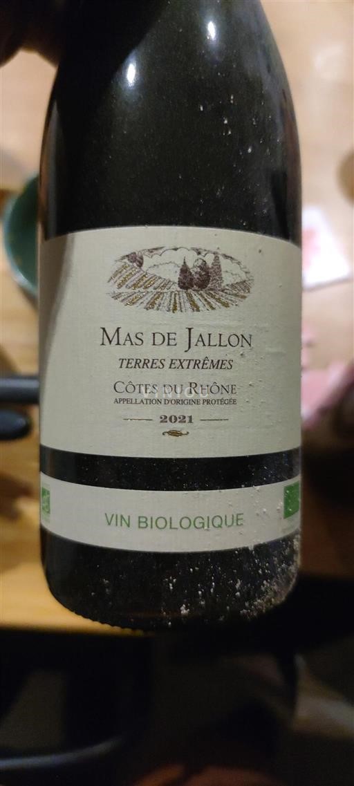 Rhônevallei Côtes-du-rhône Mas de Jallon Terres Extrêmes 2021