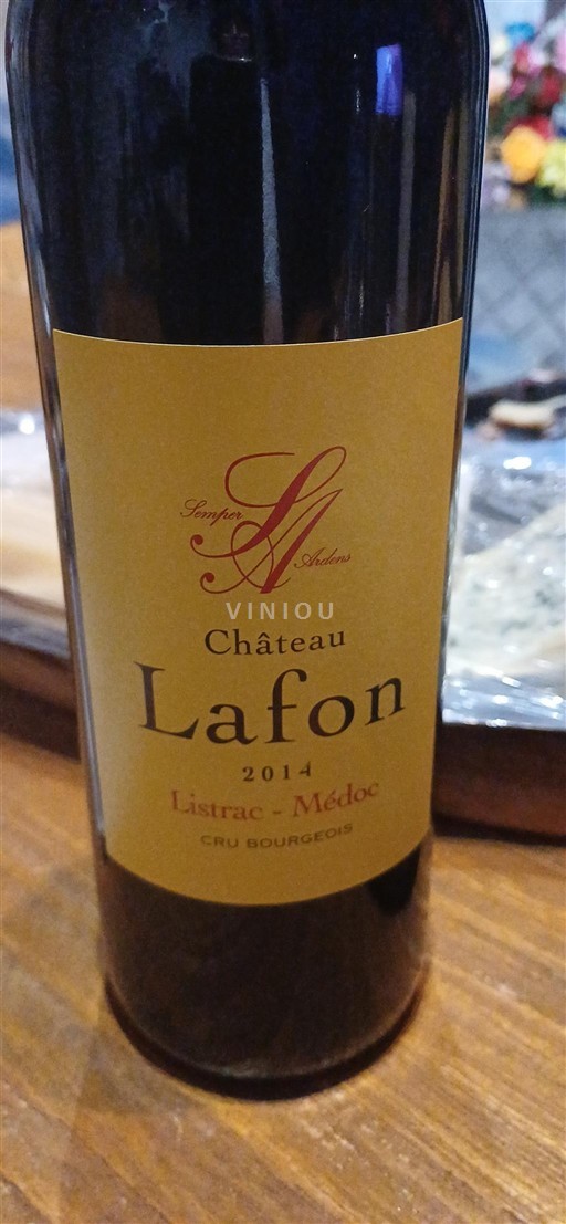 Bordeaux Listrac-Médoc Cru Bourgeois Château Lafon 2014