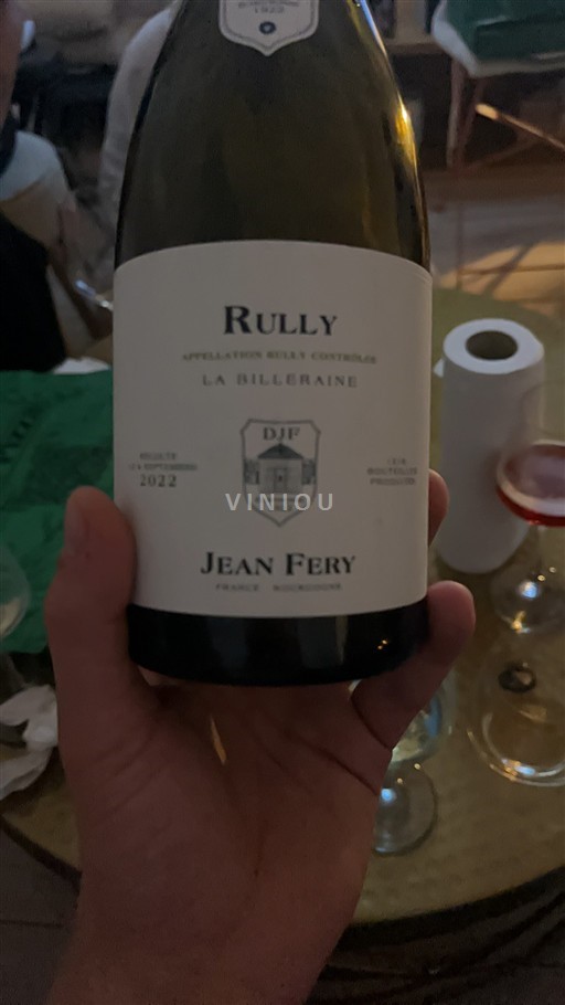 Borgoña Rully Jean Féry La Billeraine 2022