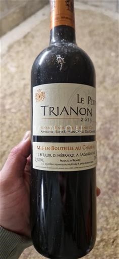 Bordeaux Saint-Émilion Grand Cru Château Trianon Le Petit Trianon 2013