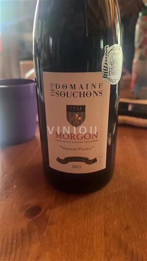 Beaujolais Morgon Domaine Souchons Vieilles Vignes 2023