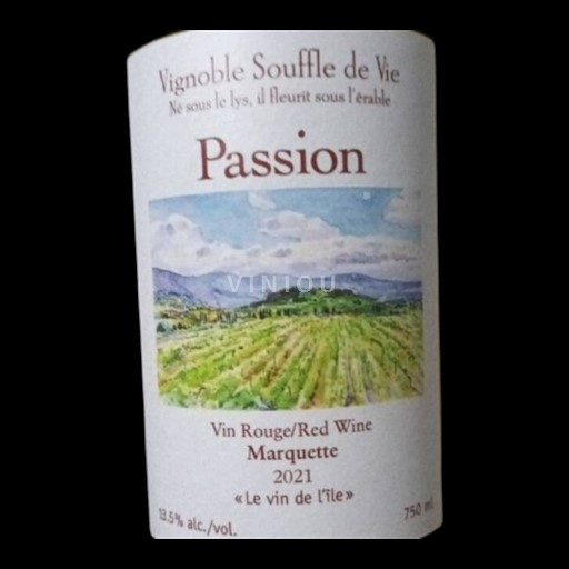 Québec Không được chỉ định Vignoble Souffle de Vie Passion 2023