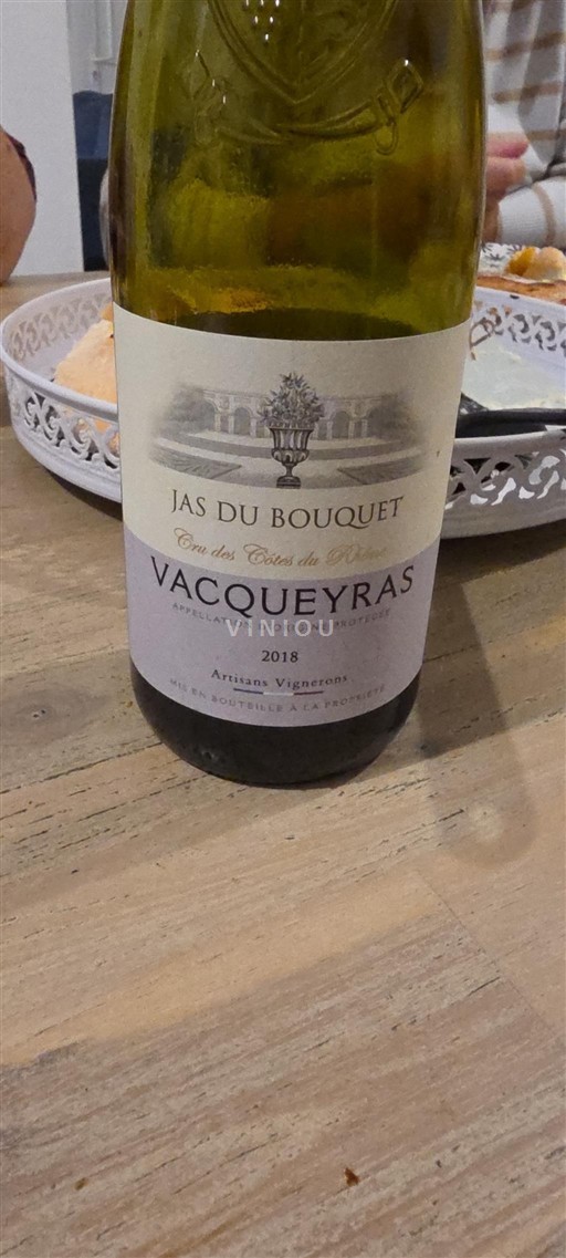 Rhônen laakso Vacqueyras Jas du Bouquet 2018