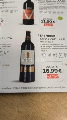 Bordeaux Margaux Dulong 2021