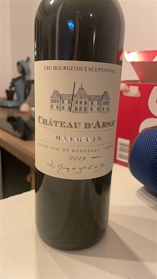 Bordeaux Margaux Château Arsac 2019