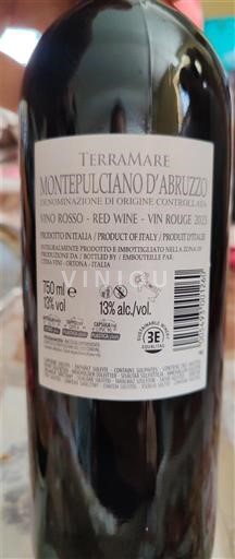 Abruzos Montepulciano d'Abruzzo TerraMare 2023