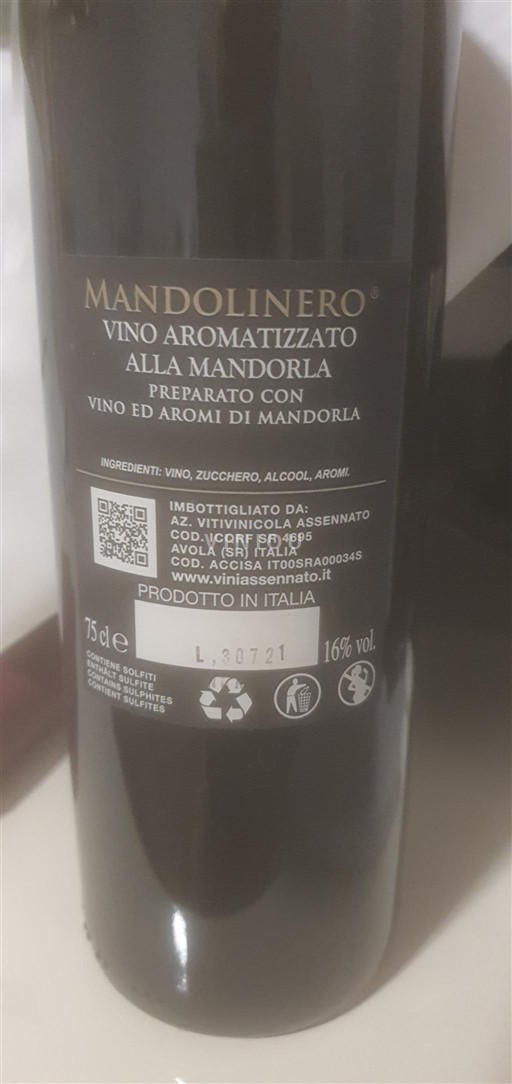 Sicily Not Specified AZ. Vitivinicola Assennato Mandolinero 2021