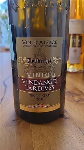 Alsace Vendanges Tardives Wolfberger Vendanges Tardives 2018