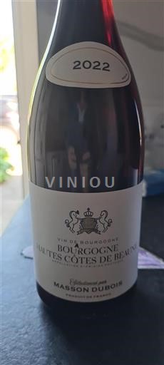 Burgund Hautes Côtes de Beaune Masson Dubois 2022