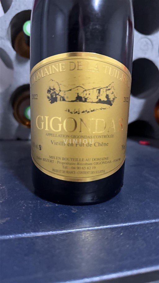 Údolí Rhôny Gigondas Domaine La Tuilière 2022