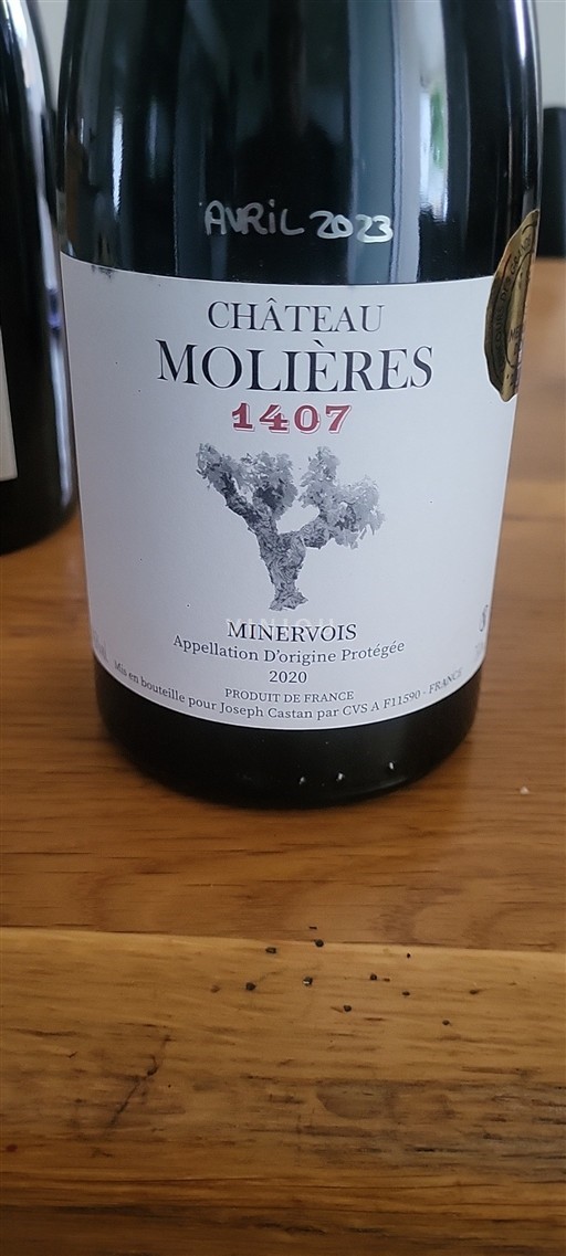Langvedok Minervois Château Molières 1407 2020