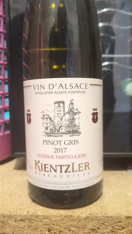 Alsace Grand Cru Kientzler Réserve Particulière 2017