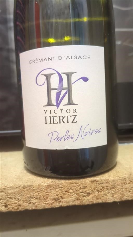 Alsace Crémant d'Alsace Grand Cru Victor Hertz Perles Noires Icke årgångsbetecknad