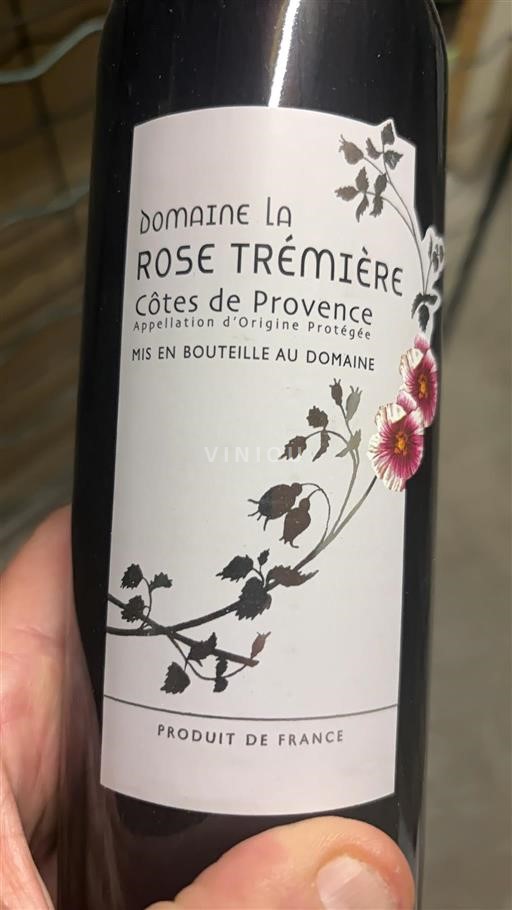 Provence Côtes-de-Provence Domaine La Rose Trémière Não Sazonado