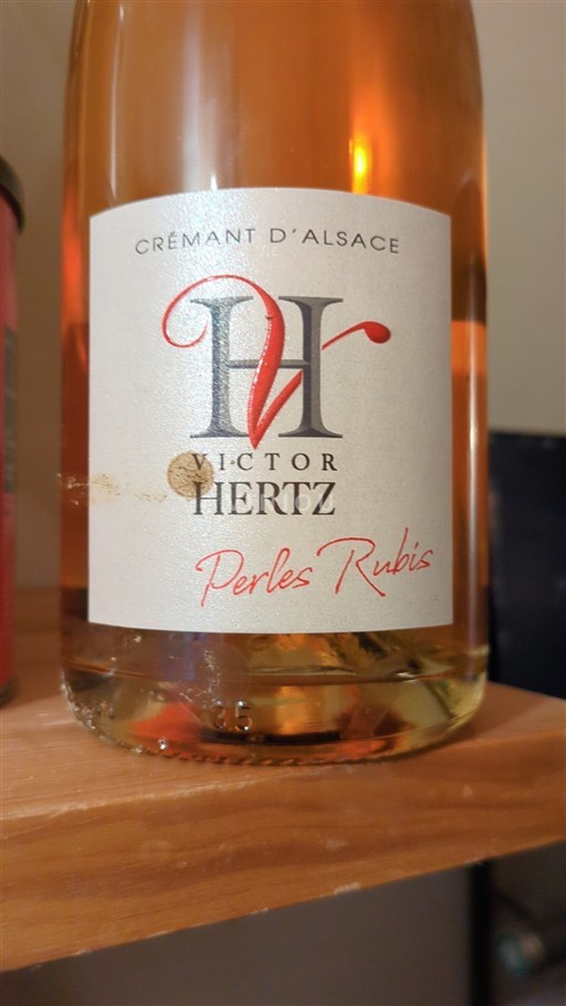 Alsace Crémant d'Alsace Victor Hertz Perles Rubis Non-Vintage
